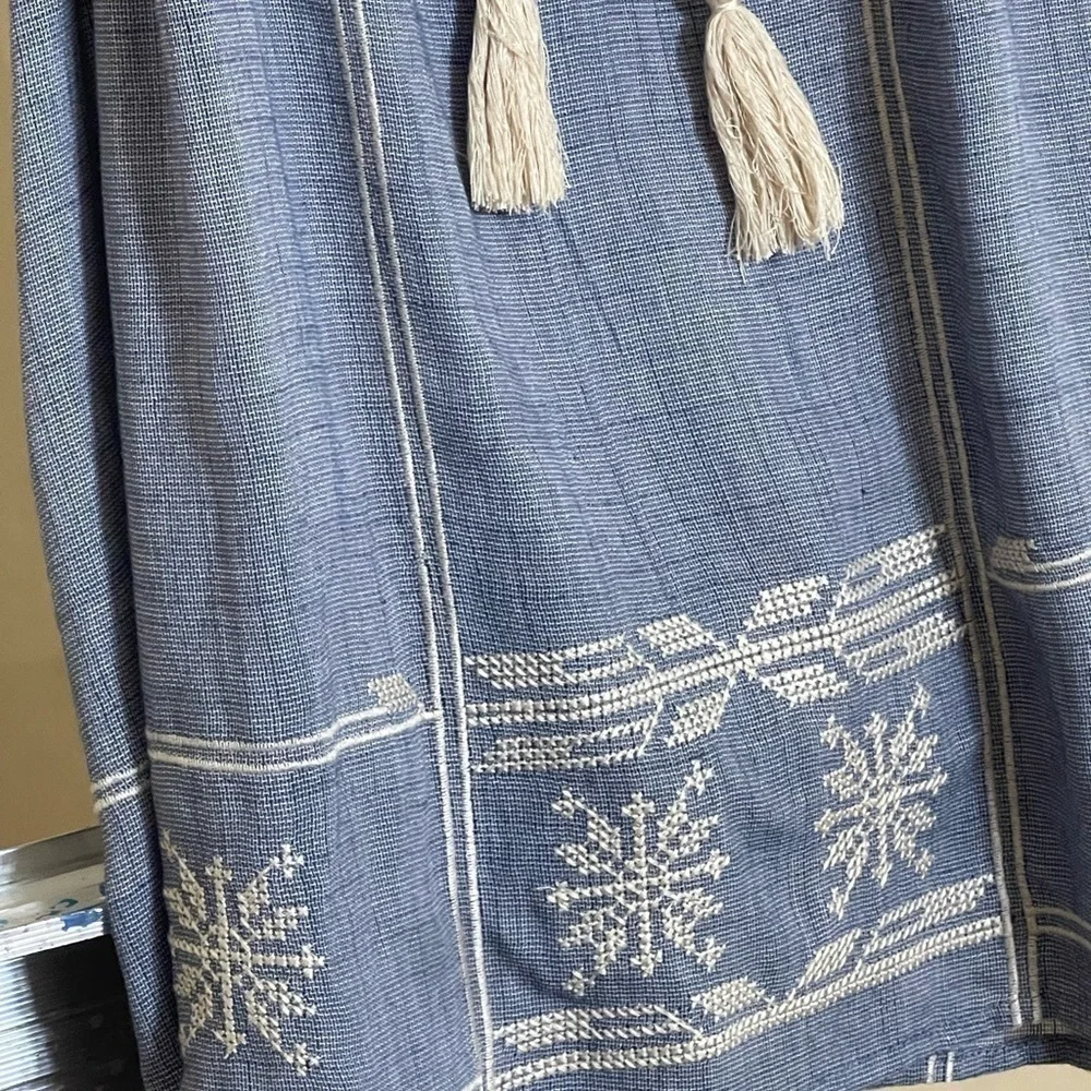 THE IMPECCABLE PIG CHAMBRAY/EMBROIDERED TANK SZ MEDIUM - Picture 4 of 9